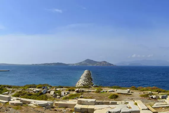 Panorama de Portara, Naxos, Grecia