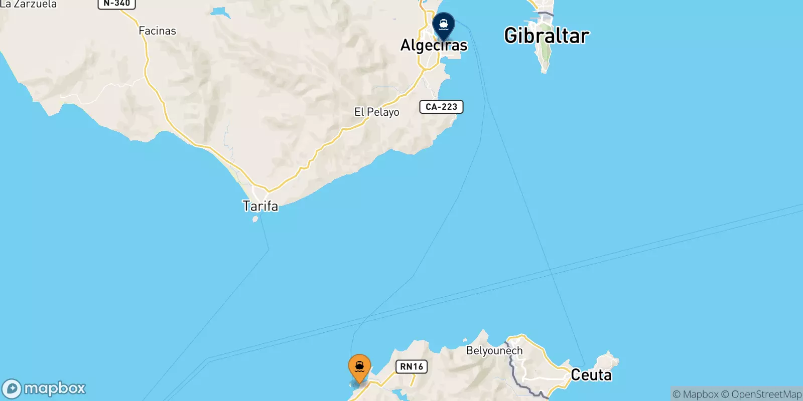 Ferries de Marruecos a Algeciras