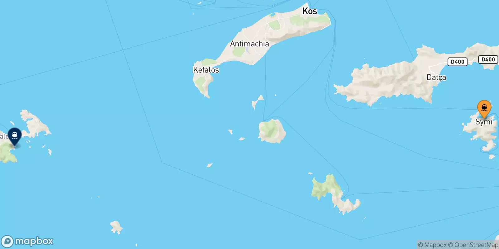 Ferries de Symi a Astipalea