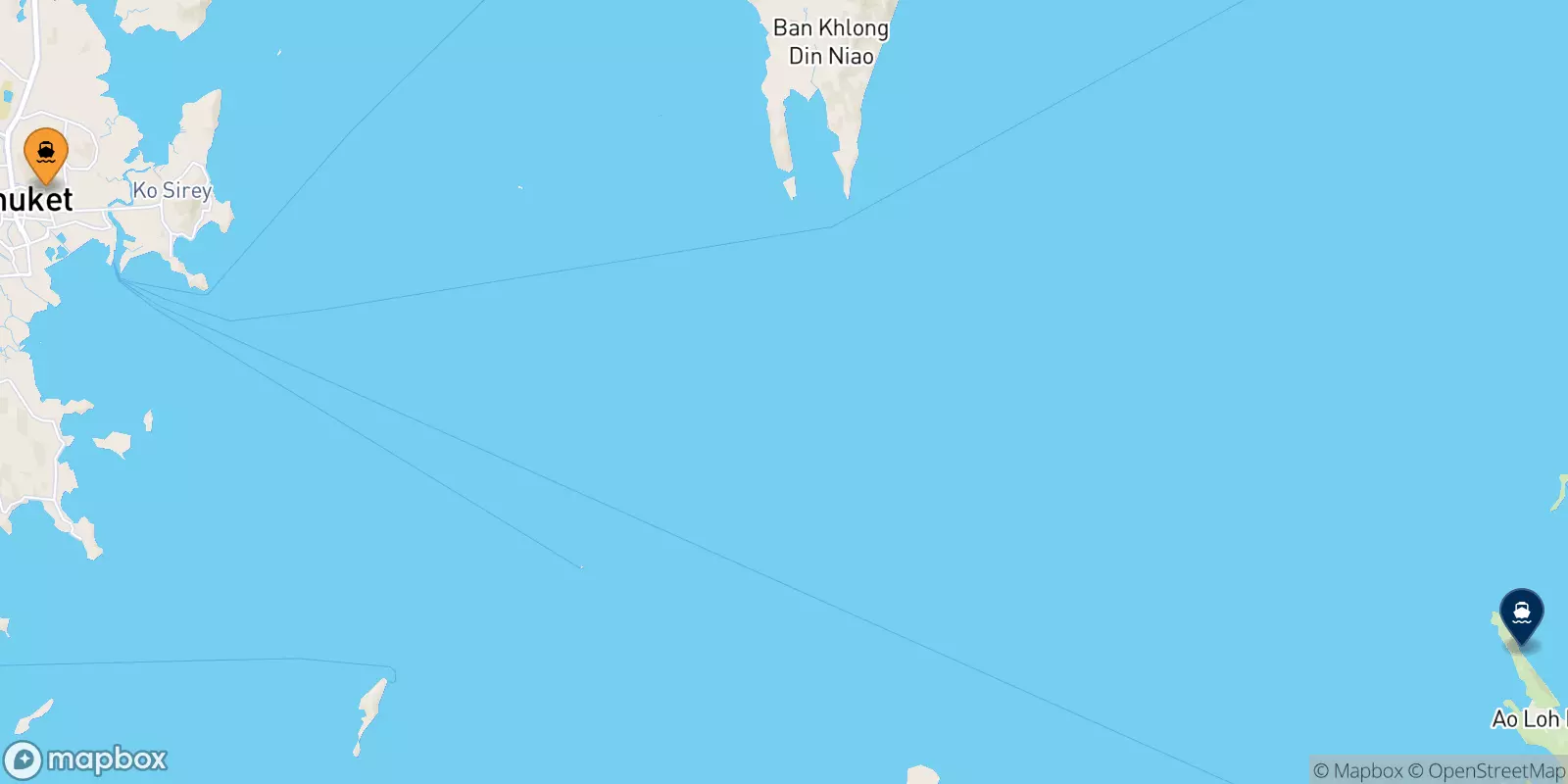 Ferries de Isla De Phuket a Koh Phi Phi (Laemtong Beach)