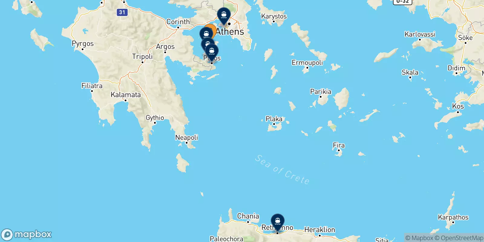 Ferries de Aegina